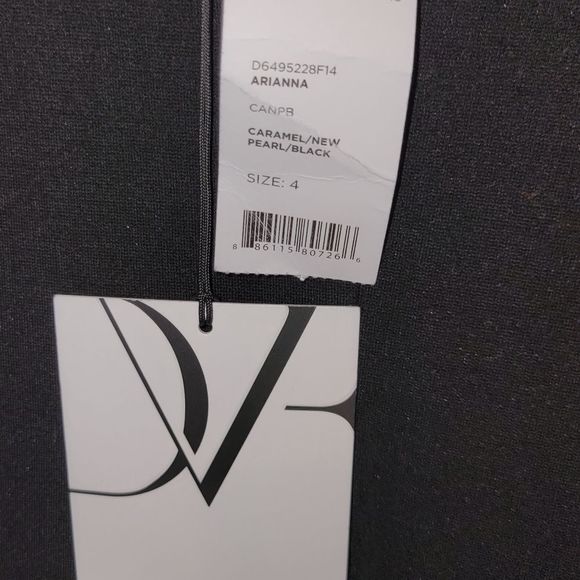 DVF Diane von Furstenberg Arianna Leopard Sheath Dress Black/Caramel Sz 4 - Picture 7 of 10